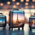 choosing travel companion and luggage