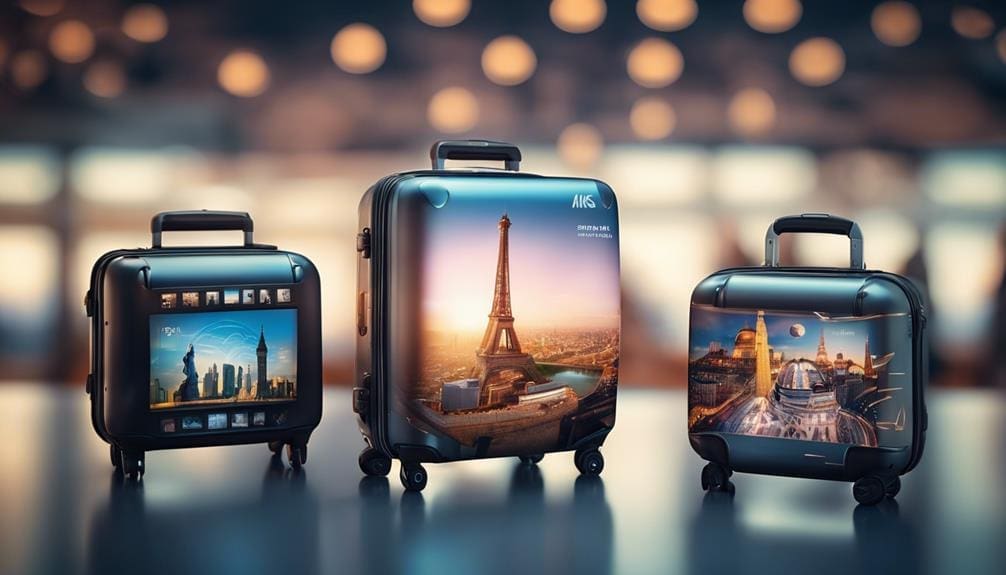choosing travel companion and luggage