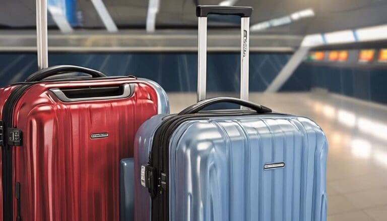 comparing lightweight airline luggage