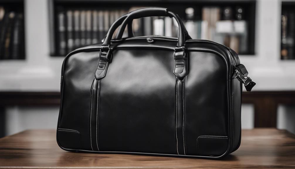 luxurious leather carry on bags