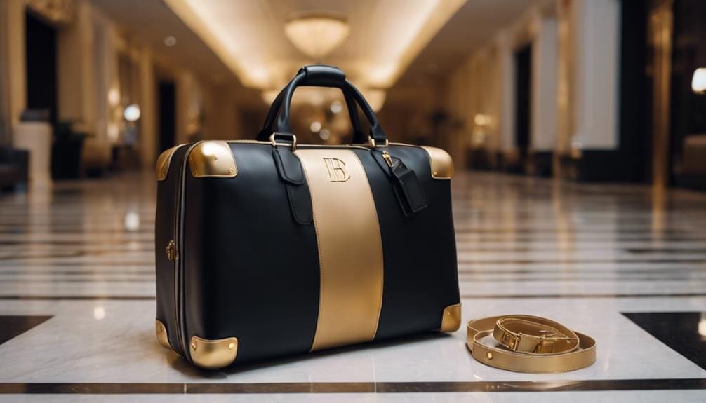 luxury leather carry on sale