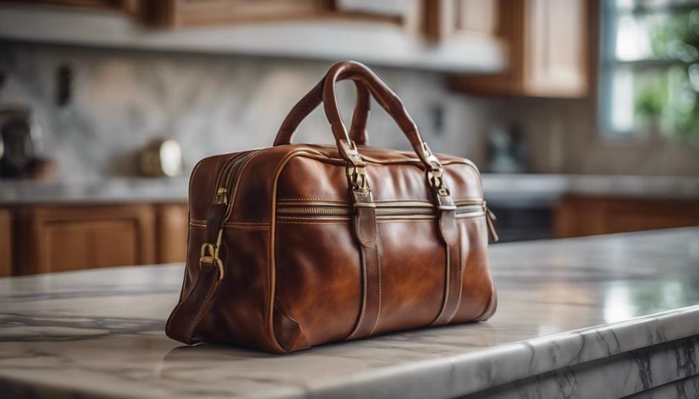 luxury leather travel bags