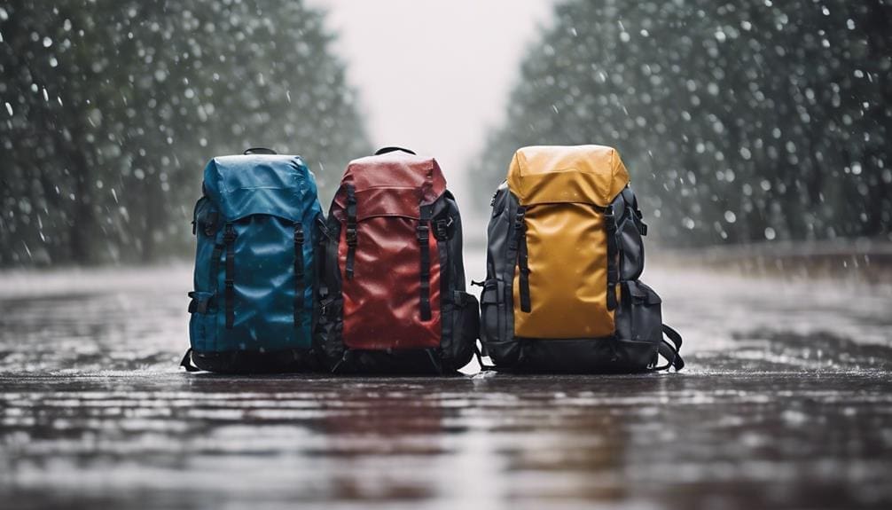 waterproof travel backpacks rated