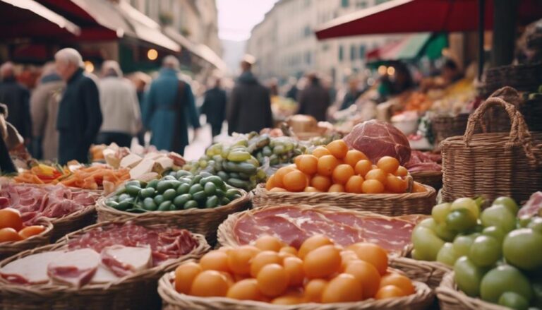 exploring italian food markets